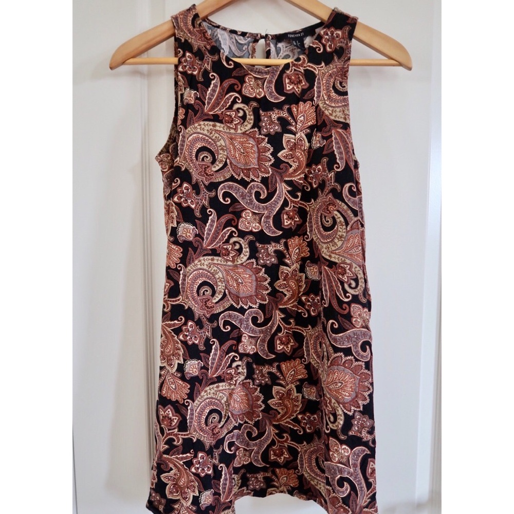 Paisley pattern dress